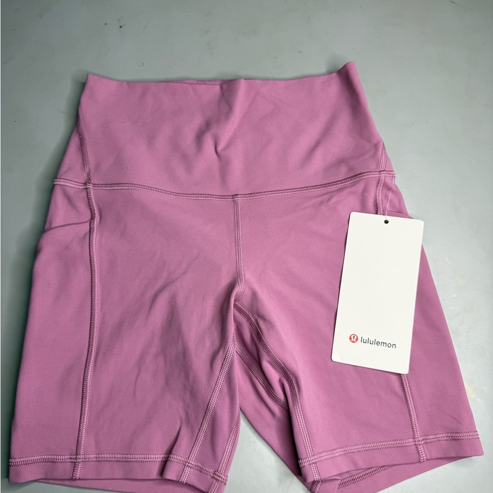 Lululemon Women's Lavender/Pink Bike Shorts
